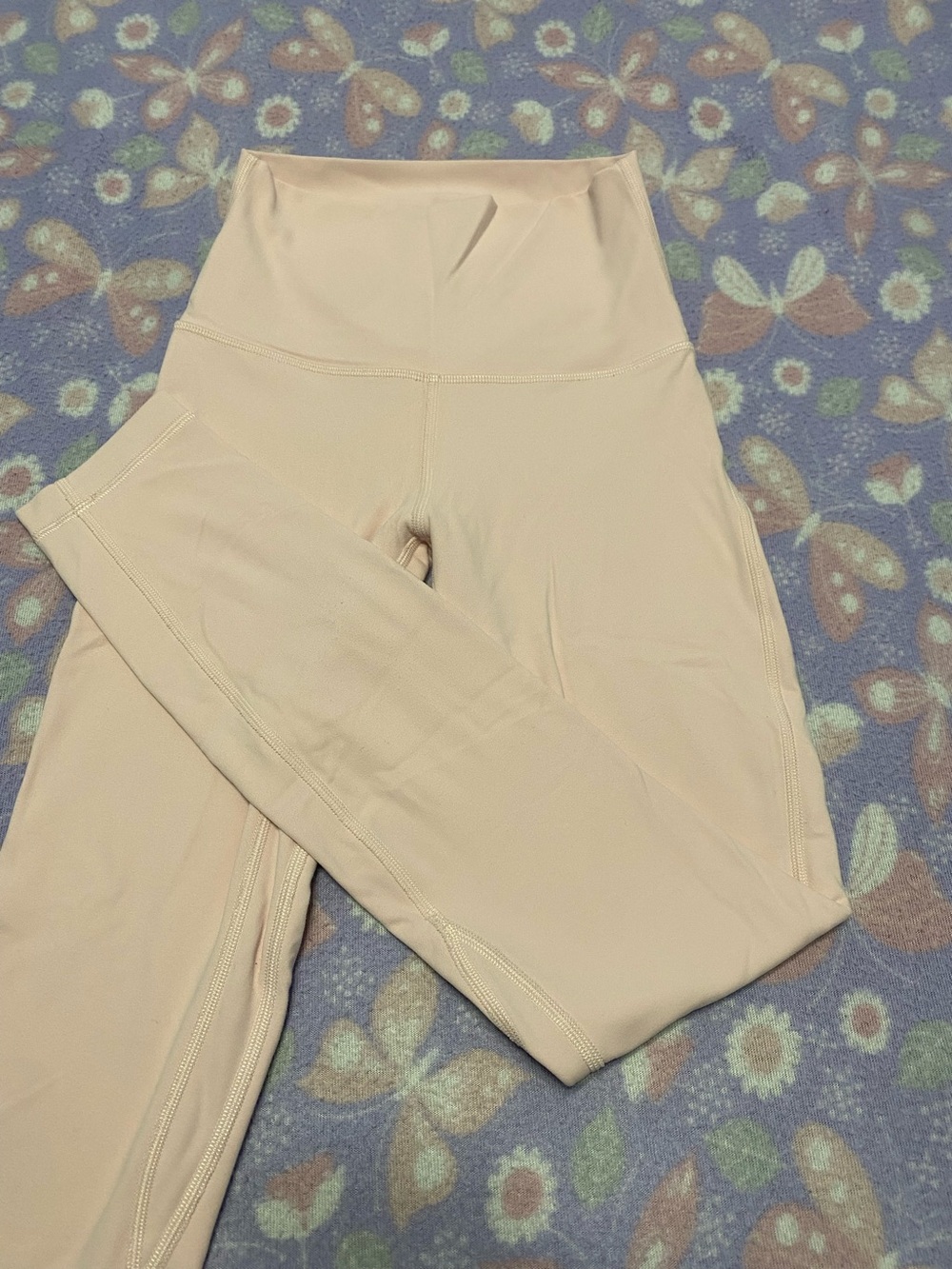 Lululemon Align High-Rise Pant 25" Flush Pink Nulu size 2